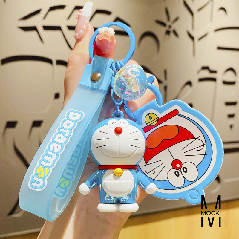 Móc khóa Mèo máy gương xịn xò