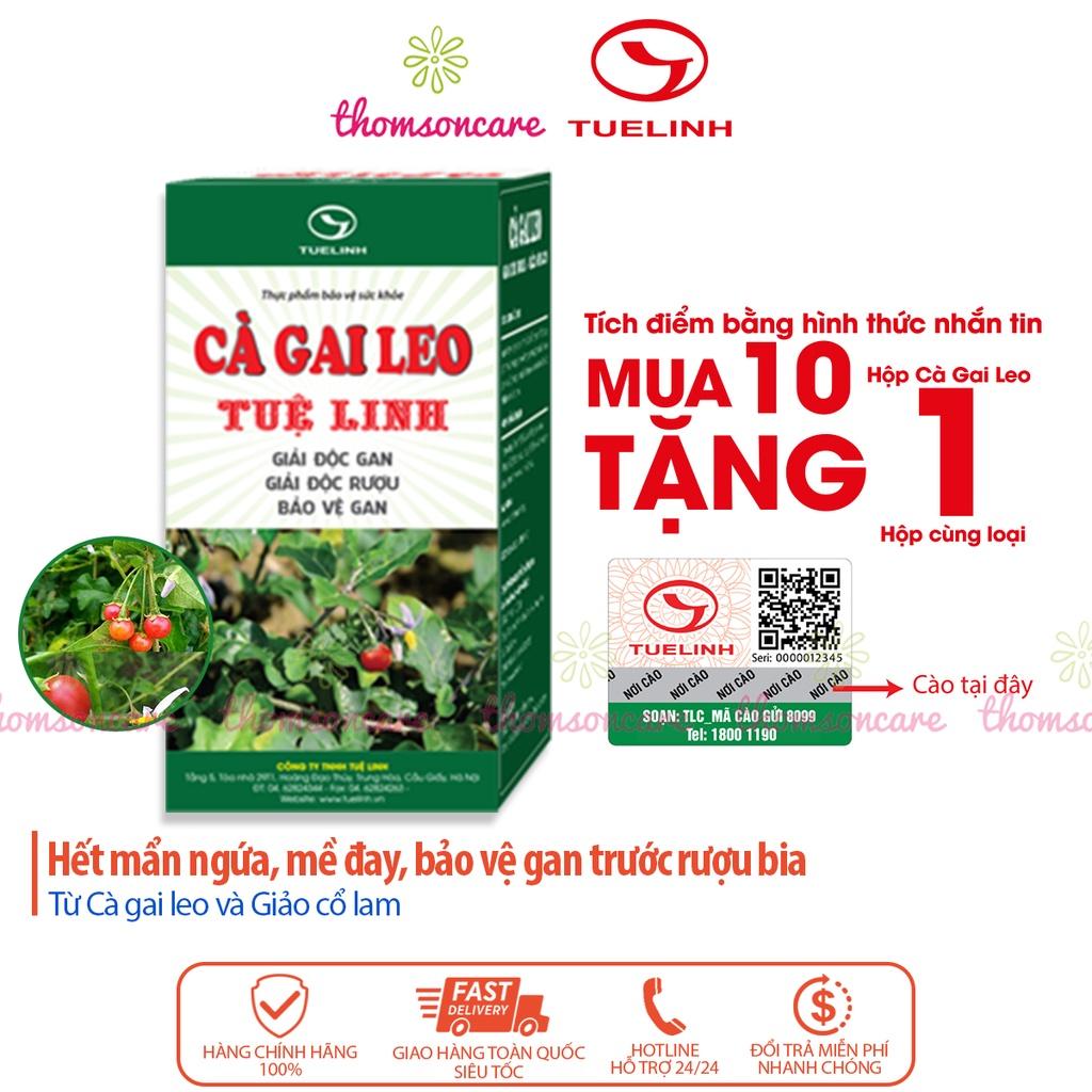 Cà gai leo Tuệ Linh - Giải độc gan -Tuệ Linh - Lọ 60 viên, hạ men gan