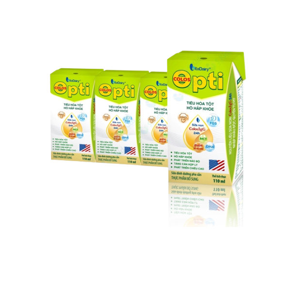 SBPS Colos Opti 110ml giúp bé tiêu hóa tốt, hô hấp khỏe - VitaDairy