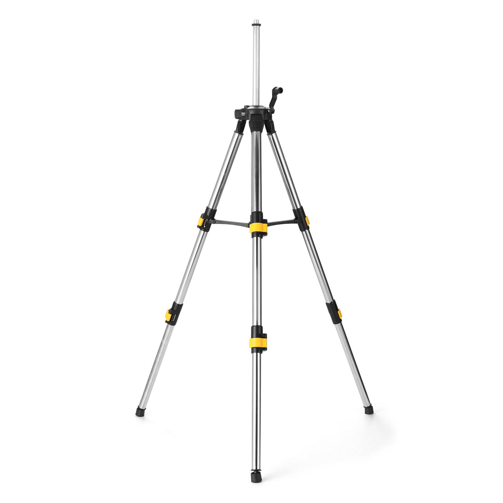 1.2M Three Height Adjustment Stainless Steel Extension Bar Tripod Stand For Laser Level with Bubble-level