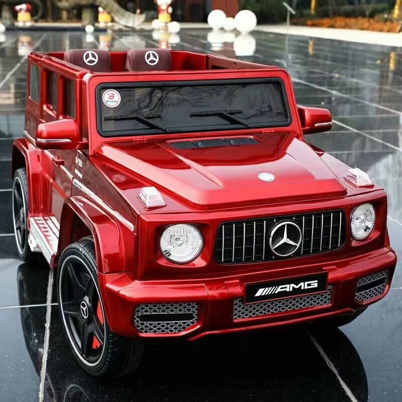 Ô tô xe điện đồ chơi MERCEDES G65 vận động cho bé 2 chỗ 4 động cơ (Đỏ-Đen -Trắng)