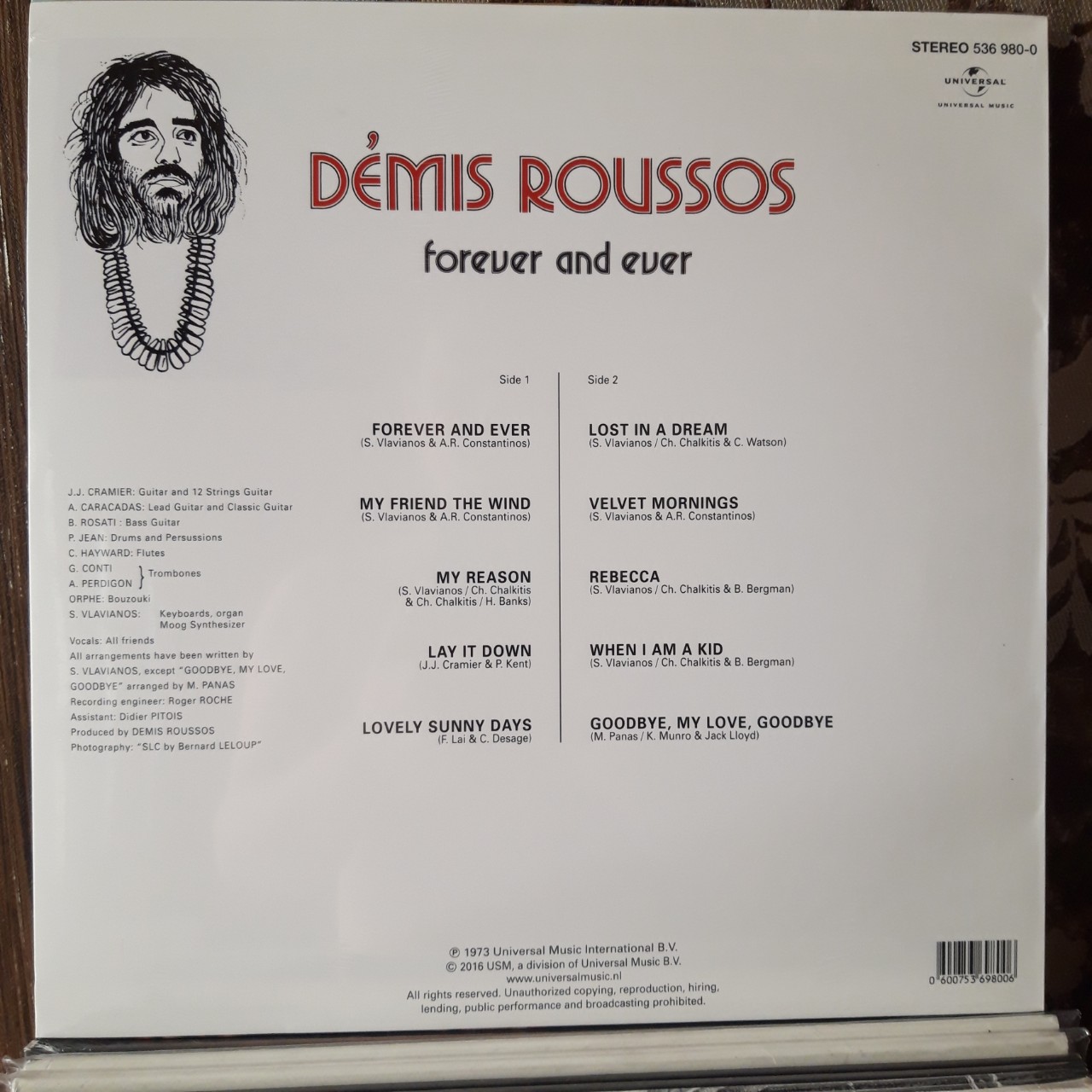 Đĩa than - LP - DEMIS ROUSSOS - FOREVER AND EVER - New vinyl record