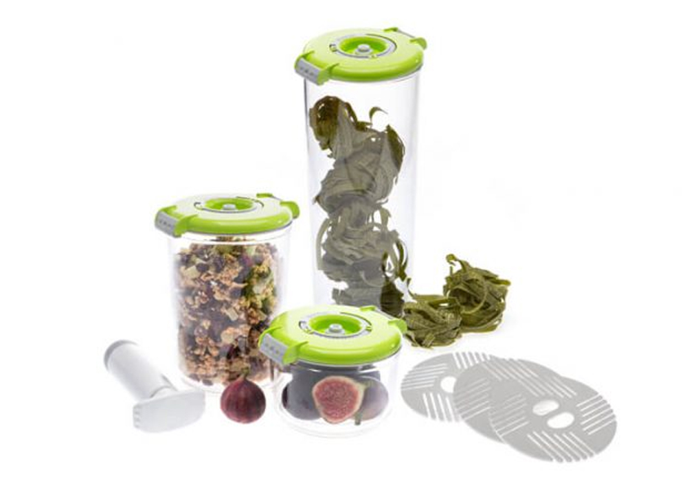 Hộp Bảo Quản Thực Phẩm Hút Chân Không Status Hình Tròn 2,5L Made in Slovenia