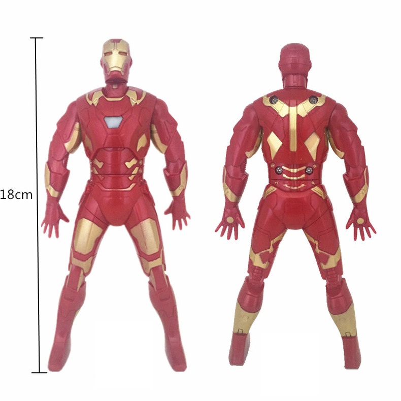 Đồ chơi siêu nhân-Mô hình năm anh em siêu nhân-Combo 5 nhân vật Marvel, DC-Khớp xoay linh hoạt-Tự đứng thăng bằng