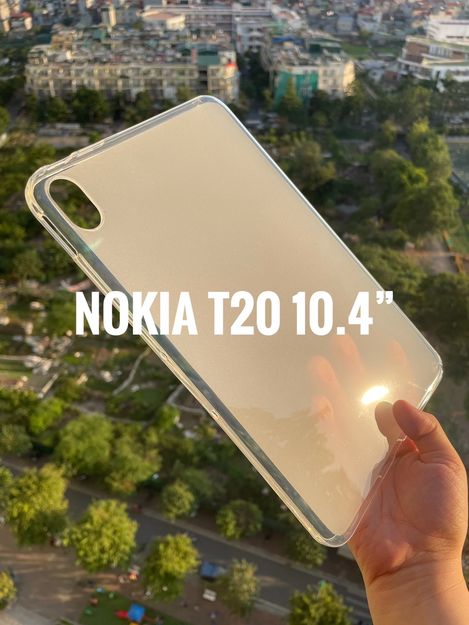 Ốp lưng dẻo cho máy tính bảng Nokia T20 10.4 inch lưng nhám mờ
