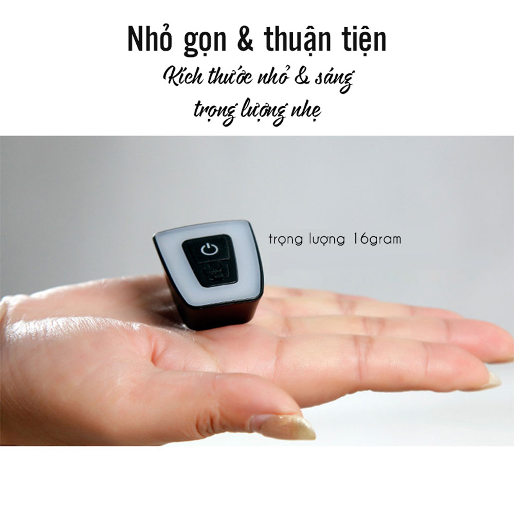 Đèn Xe Đạp Đuôi Led Nhấp Nháy Chớp Vuông Gắn Sau Xe Đạp, Gắn Mũ Bảo Hiểm MaiLee