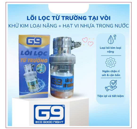 Đầu lọc nước từ trường tại vòi – Giải pháp loại bỏ kim loại nặng ngay tại nhà