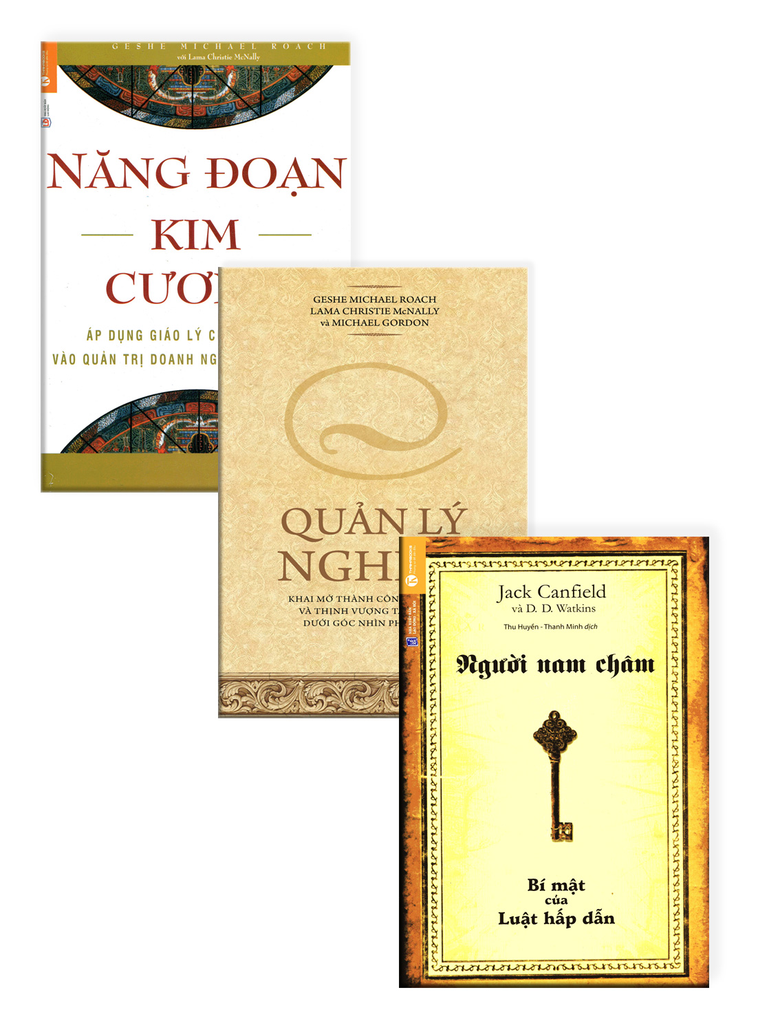 Combo Năng Đoạn Kim Cương + Quản Lý Nghiệp + Người Nam Châm (Bộ 3 Cuốn)