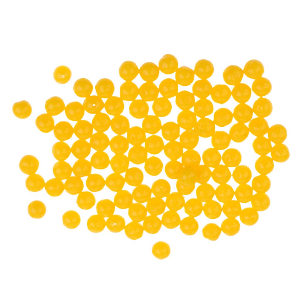 100Pcs Smell Pop ups Carp Fishing Baits Boilies Floating Ball Beads 8mm