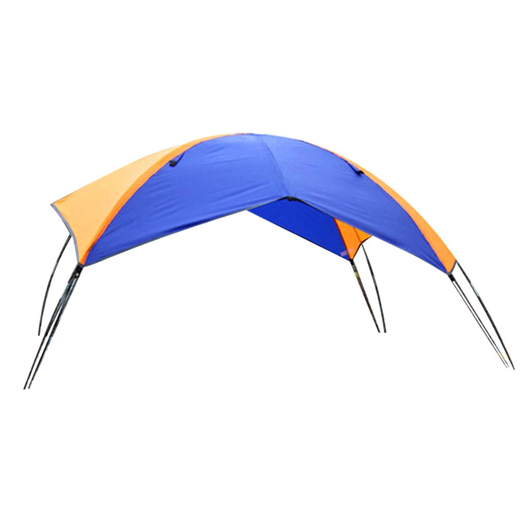 2-person Boat Sun Shade Shelter Kit Sailboat Awning Top Cover Fishing Tent