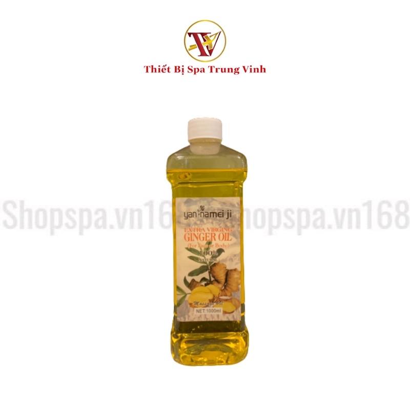 Tinh Dầu Massage Body Thảo Dược Gừng 500ml