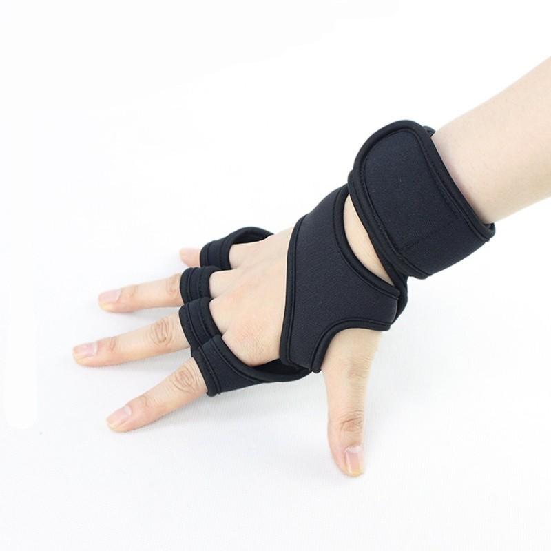 Găng tay tập gym bám tạ kèm dây quấn cổ tay bảo vệ tránh chấn thương G21
