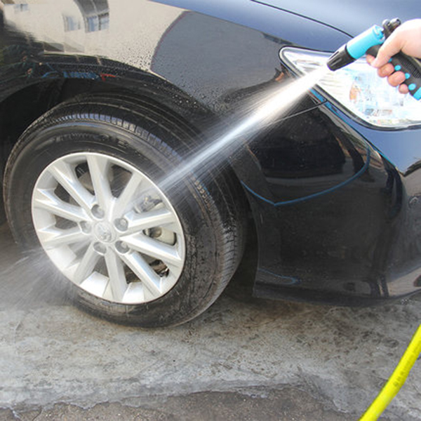 Combo vòi rửa xe, tưới cây LionKing 20 mét, vòi phun và cút nối GH20