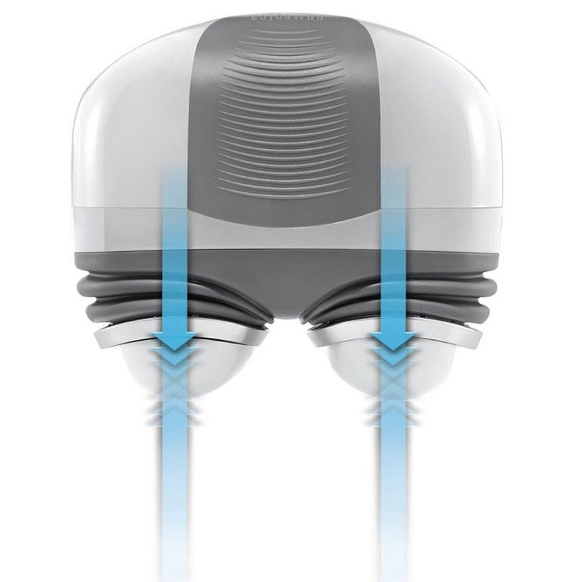 Máy mát xa cầm tay hai đầu Percussion Pro Kèm nhiệt HOMEDICS HHP-351H