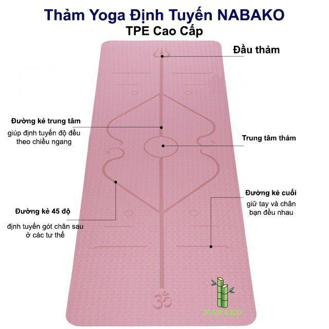 Thảm Tập Yoga TPE Cao Cấp 6mm