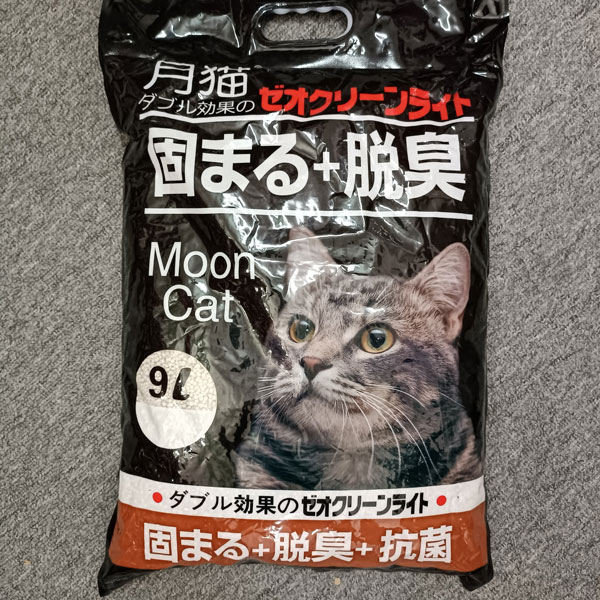 CÁT NHẬT ĐEN - CÁT VỆ SINH MOON CAT TÚI 9L