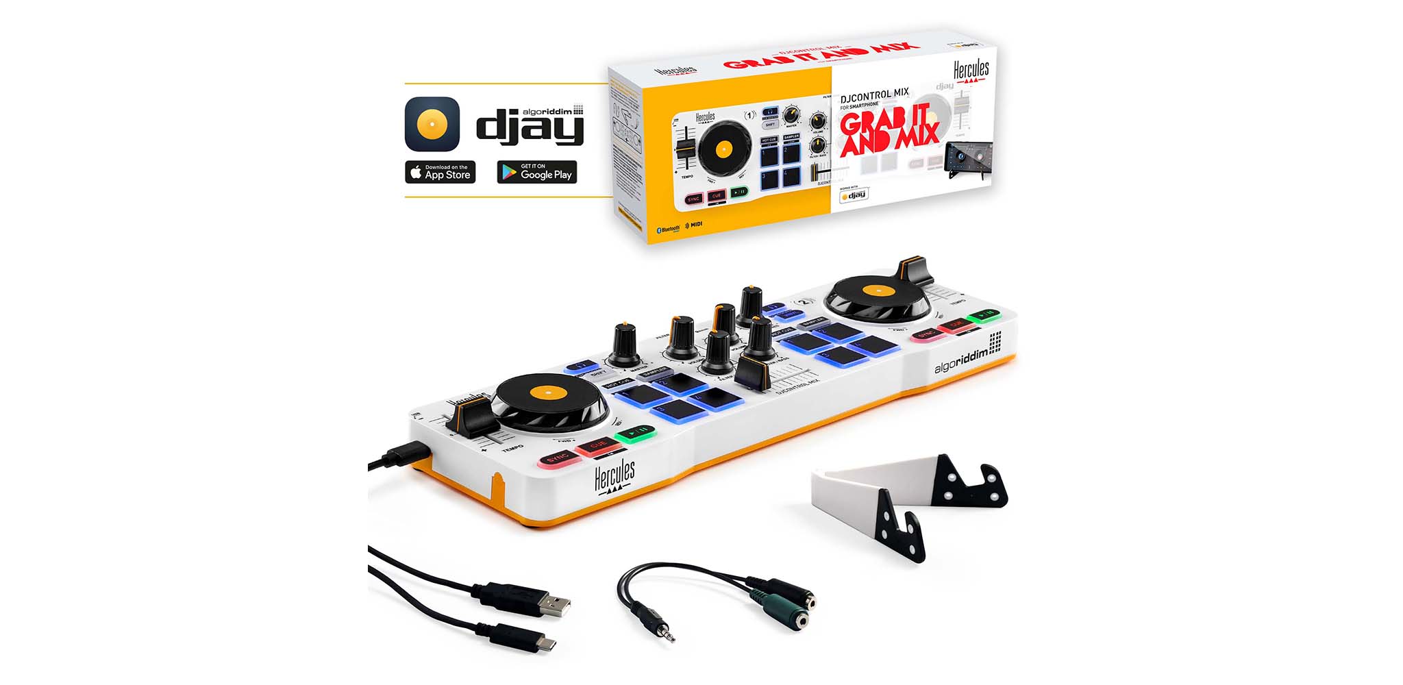 DJControl Mix bộ điều khiển DJ Hercules - HÀNG CHÍNH HÃNG