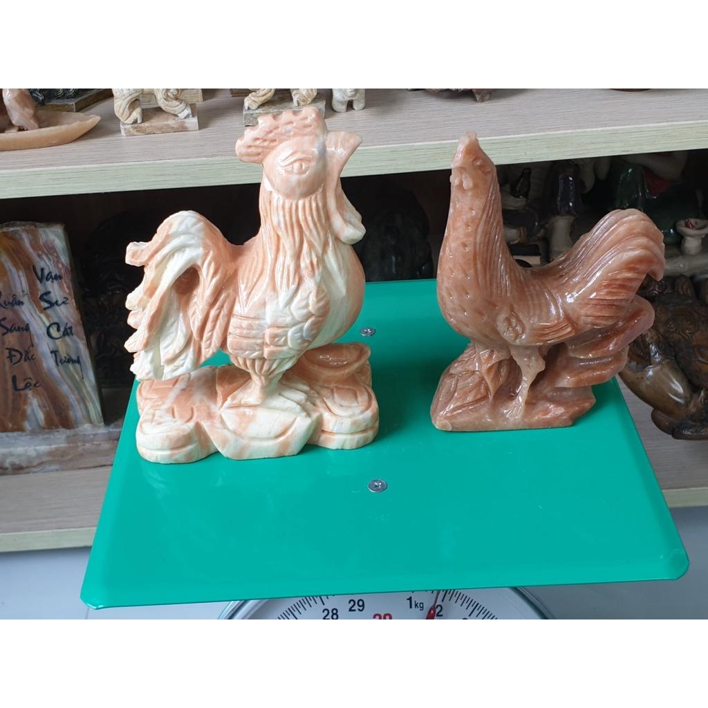 Tượng gà đá cà rốt
