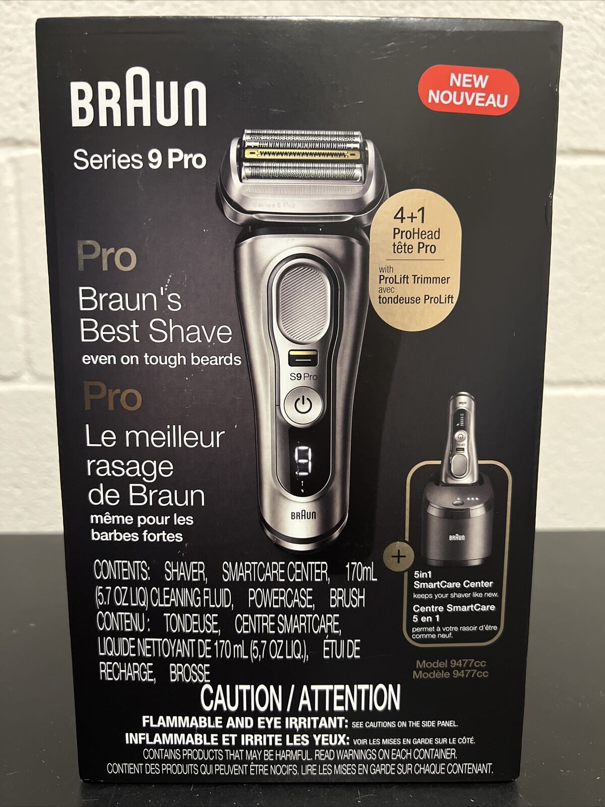 Máy cạo râu cao cấp Braun Series 9 Pro 9477cc - Made In Germany