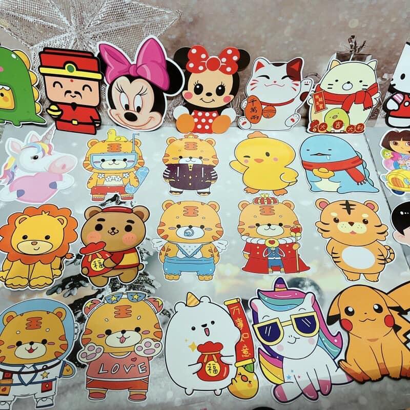 COMBO 100 Bao lì xì 2022 chibi tết hot trend dễ thương, phong lixi hình thú chipi đẹp độc lạ sỉ lẻ giá rẻ