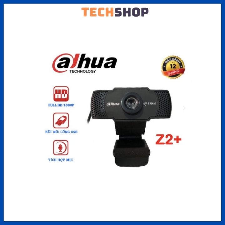 Webcam Dahua Z2 dùng cho  laptop pc, Học online Full HD 1080p Hàng chính hãng