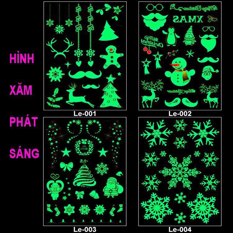 (B15)-xăm dán  phát sáng tấm to( hàng luôn sẵn ) MS_450 V113