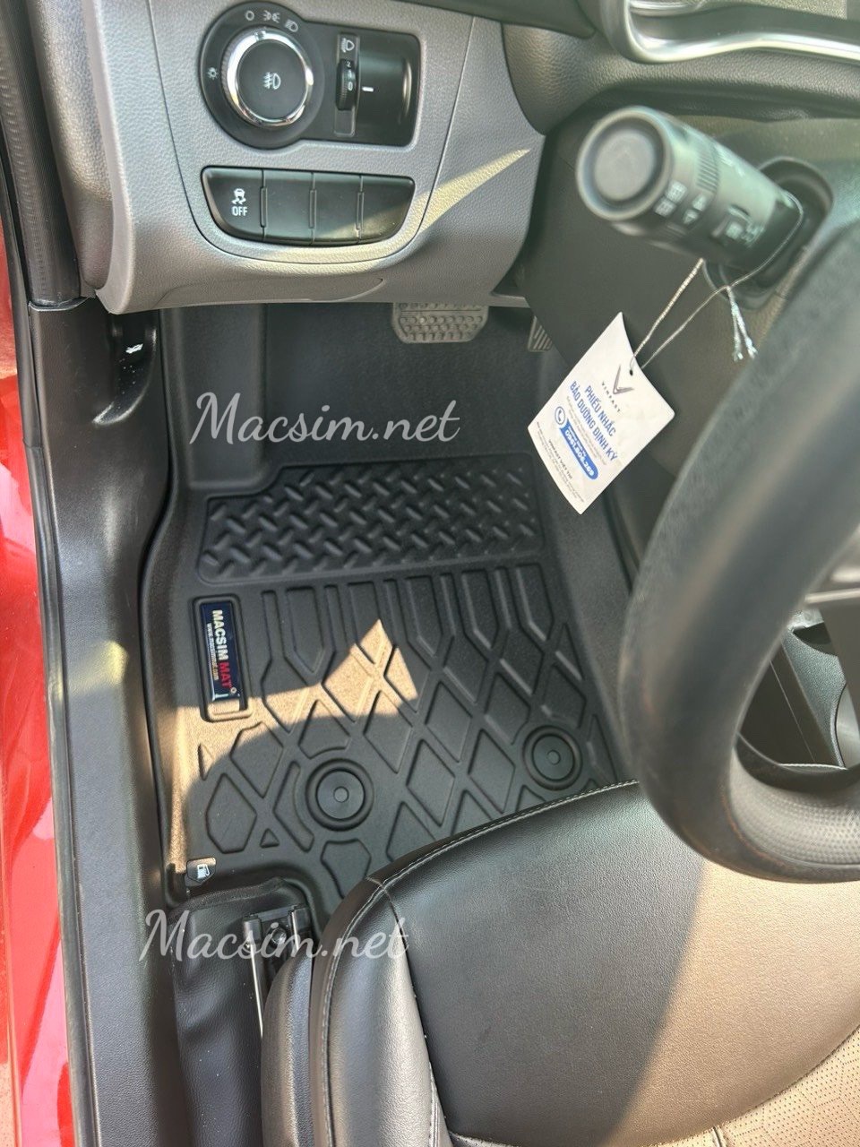 Thảm lót sàn xe ô tô VinFast Fadil Nhãn hiệu Macsim chất liệu nhựa TPE cao cấp