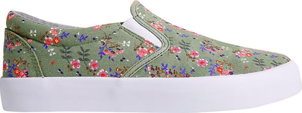 Giày Slip On Nữ Urban UL1702 Hoa Nhí - Xanh