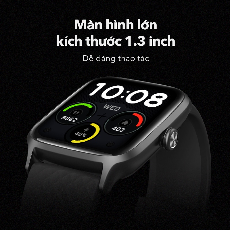 Đồng Hồ Thông Minh ACOME Smart Watch S1 Tiện Ích Chống Nước 5ATM Đo Nhịp Tim Thời Trang - Hàng chính hãng