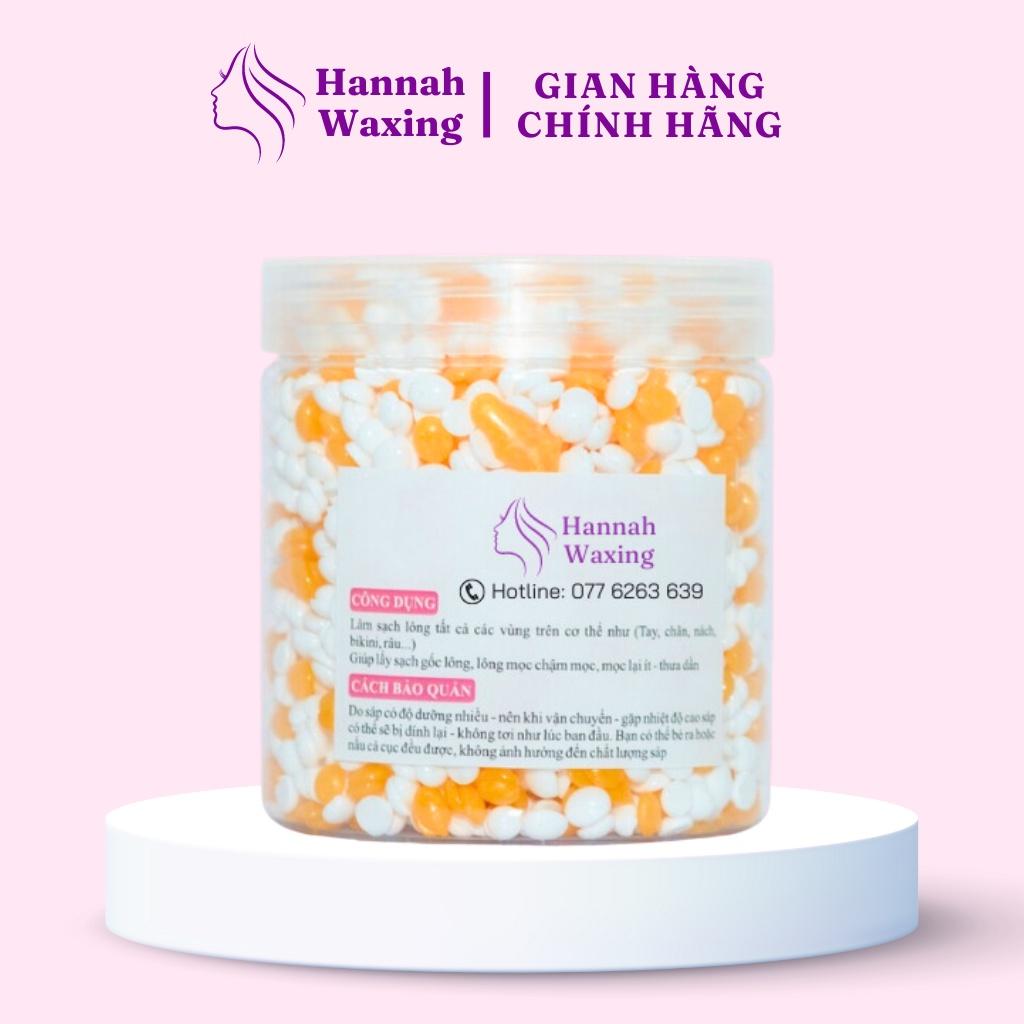 Sáp Wax Lông Mix Orange + Sữa Dừa Chuyên Dụng Wax Bikini Tặng Que HANNAH WAXING