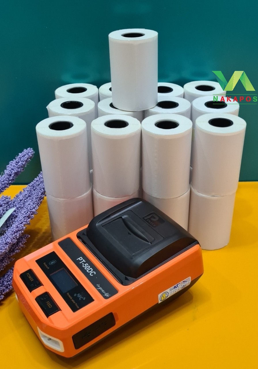 Giấy in nhiệt, tem nhãn dán 50x75 mm dành cho dòng máy PeriPage A6