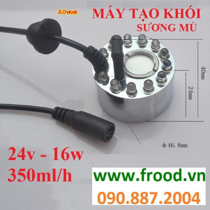 Máy tạo khói sương mù + 12 LED đổi mầu