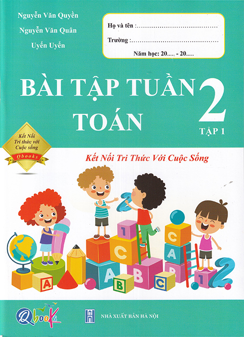 Sách - Bài tập tuần Toán 2 tập 1 (Kết nối tri thức với cuộc sống)