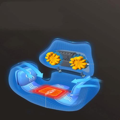 Ghế Massage xếp gọn AvisComfort có chế độ sưởi ấm, chườm massage cao cấp