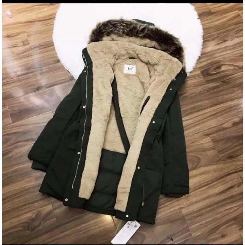 Áo khoác parka lót lông siêu đẹp