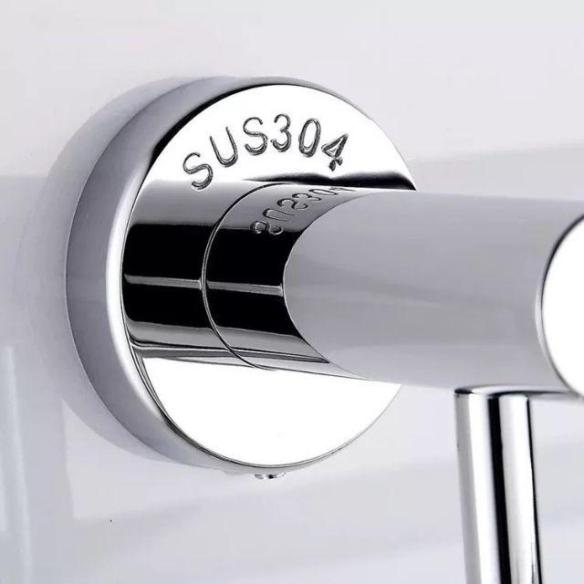 Giàn vắt khăn 2 thanh INOX 304