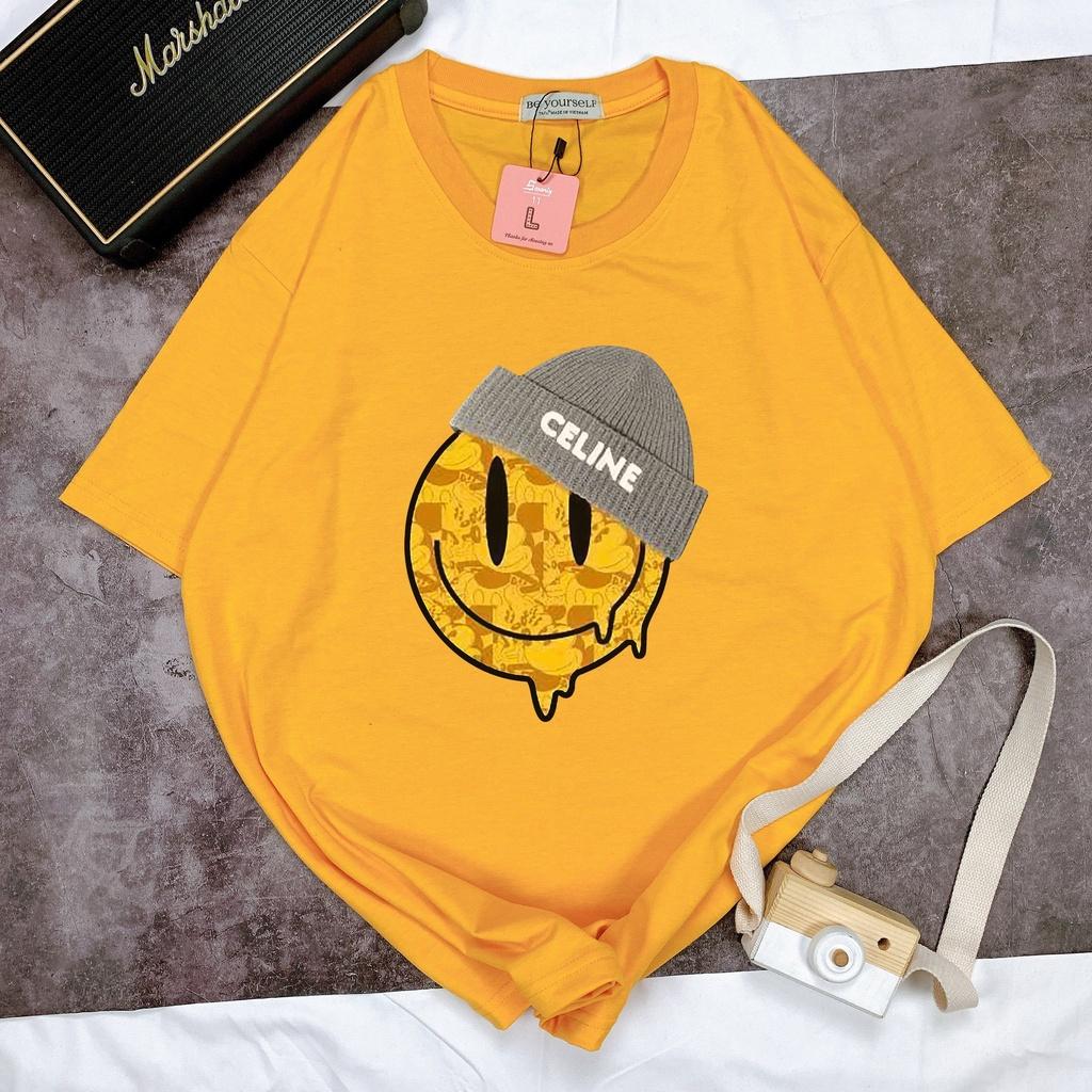 Áo thun unisex Be Yourself size M L XL - MẶT CƯỜI ĐỘI NÓN LEN