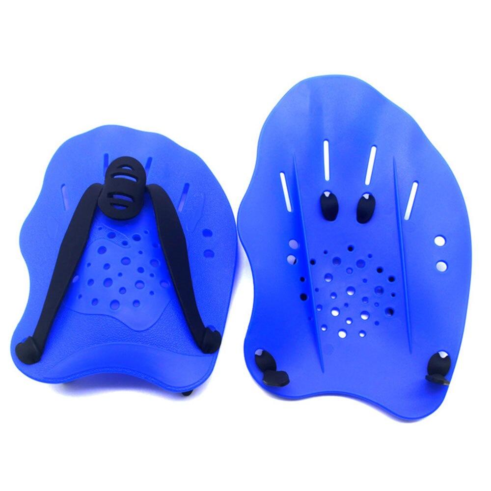 1 Pair Swimming Paddles Training Adjustable Hand Webbed Gloves Padel Fins Flippers for Adult Men Women Kids