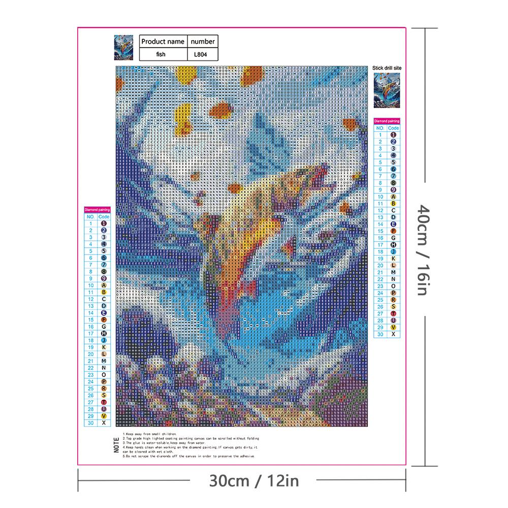 Bộ dụng cụ vẽ tranh kim cương 5D 12 x 16 inch