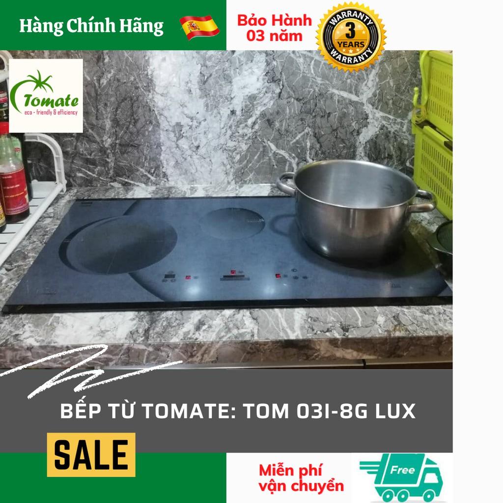 Bếp từ Tomate TOM 03I-8G LUX. Nhập khẩu Tây Ban Nha. Hàng Chính Hãng