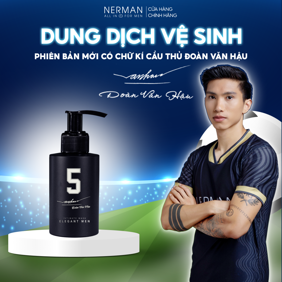 Combo Badboy Nerman - Sữa tắm gội 3in1 hương nước hoa cao cấp 350ml &amp; Gel vệ sinh nam 100ml &amp; Nước hoa khử mùi 100ml