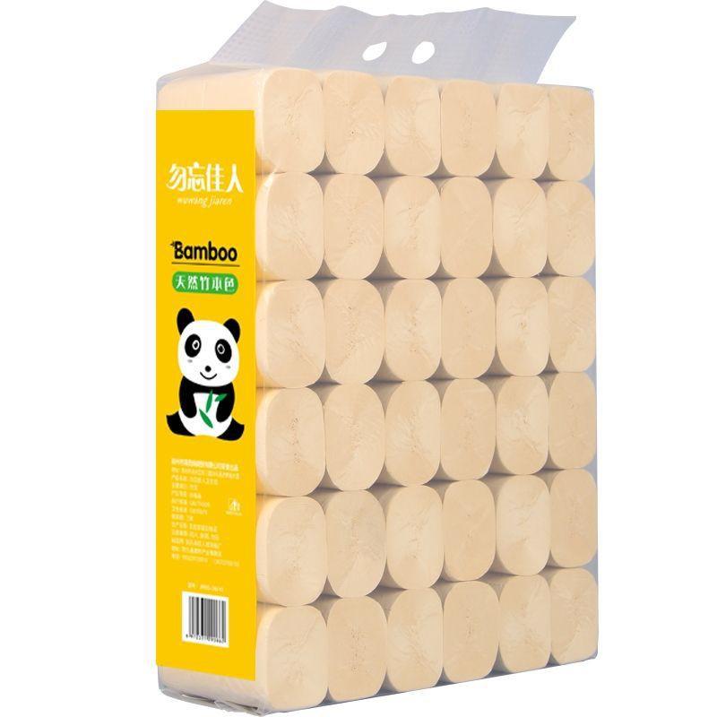 Bịch Giấy Gấu Trúc Baihou Giấy Vệ Sinh 36 Cuộn