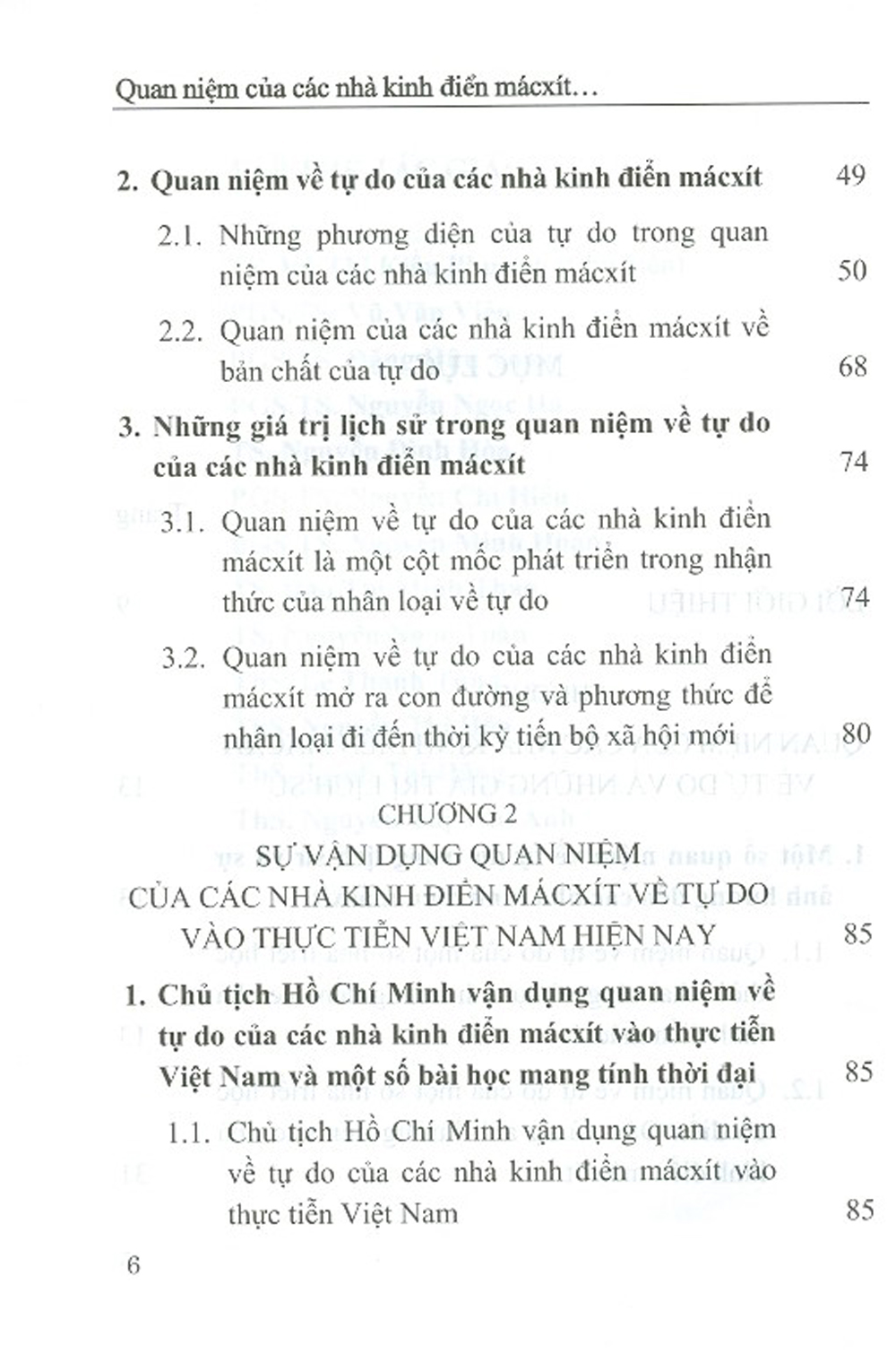 Quan Niệm Của Các Nhà Kinh Điển Mácxít Về Tự Do Và Sự Vận Dụng Ở Việt Nam Hiện Nay