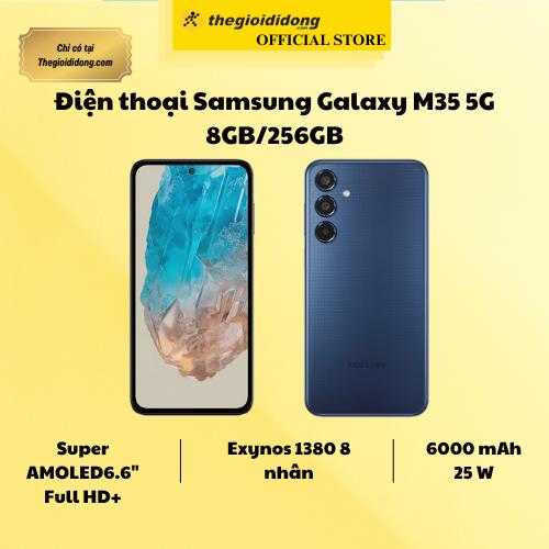 Điện thoại Samsung Galaxy M35 5G 8GB/256GB - Hàng Chính Hãng
