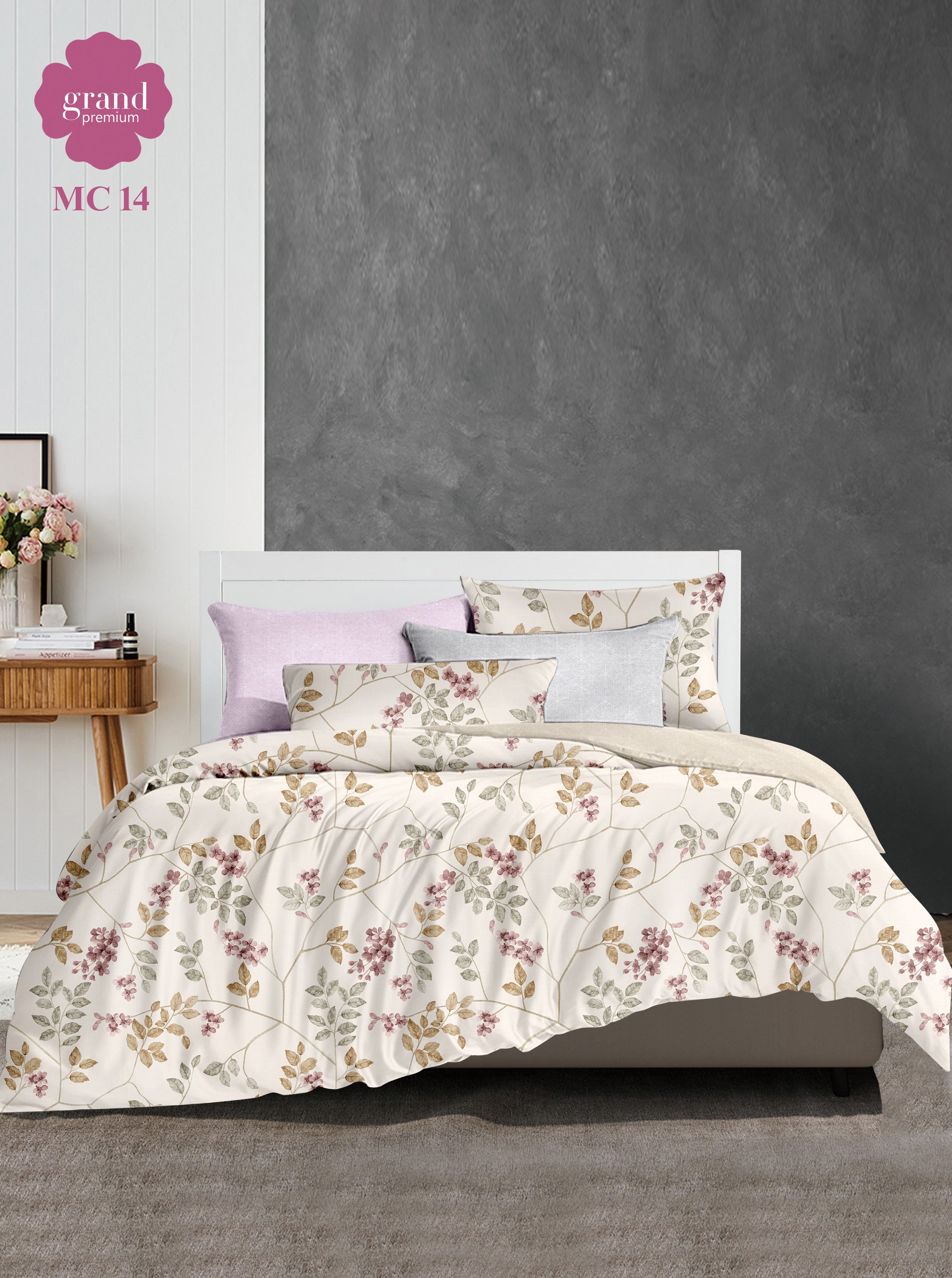 Chăn mền hè thu 100% cotton thiên nhiên GRAND, chần bông Hàn Quốc,