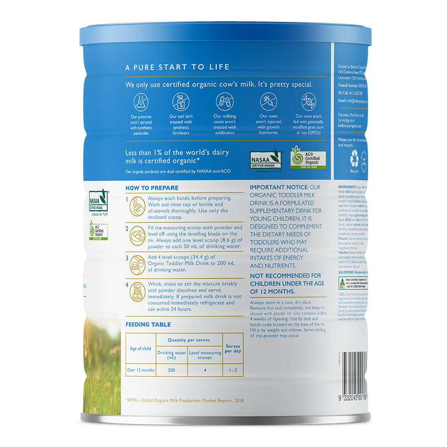 Sữa Công Thức Hữu Cơ Bước 3 Bellamy's Organic