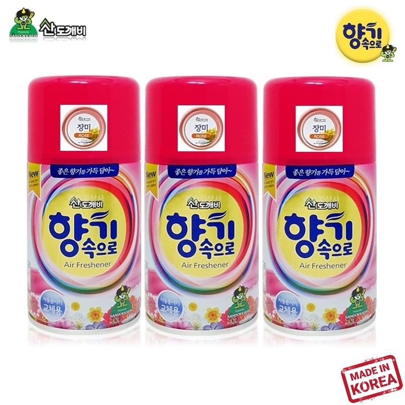 Xịt phòng Sandokkaebi chai 300ml ( sản phẩm có nhiều mùi hương để bạn chọn lựa ) - Hàng nội địa Hàn Quốc.