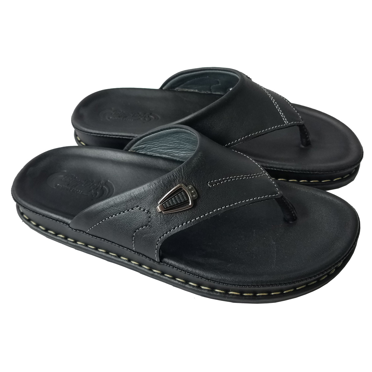 Dép Xỏ Ngón Nam Da Bò Thật BIGGBEN Cao Cấp DK101