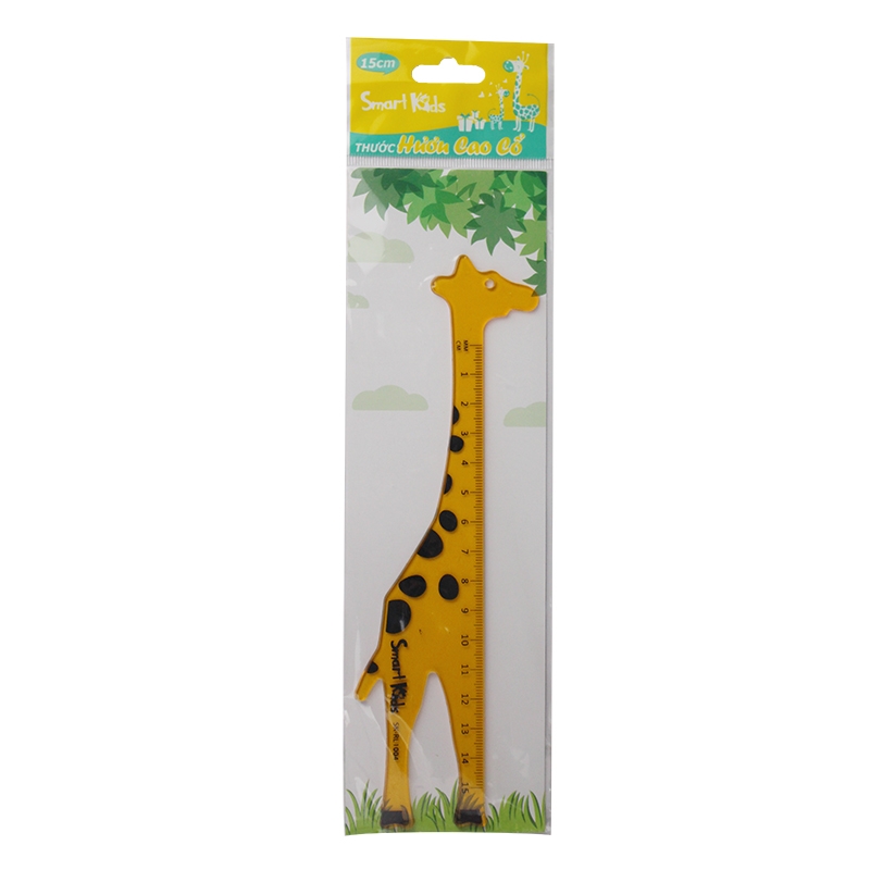 Bộ 3 Thước Kẻ Con Hươu Smart Kids 15cm SK-RL1004