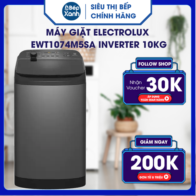 [ Giao Toàn Quốc ] Máy Giặt Electrolux EWT1074M5SA Inverter 10KG - Hàng Chính Hãng